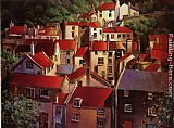 Michael Pacher Paintings - Rooftops II by Michael O'Toole